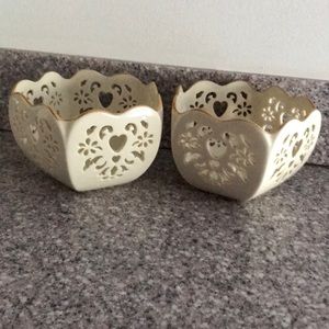 Lenox candy/nut bowls (set)